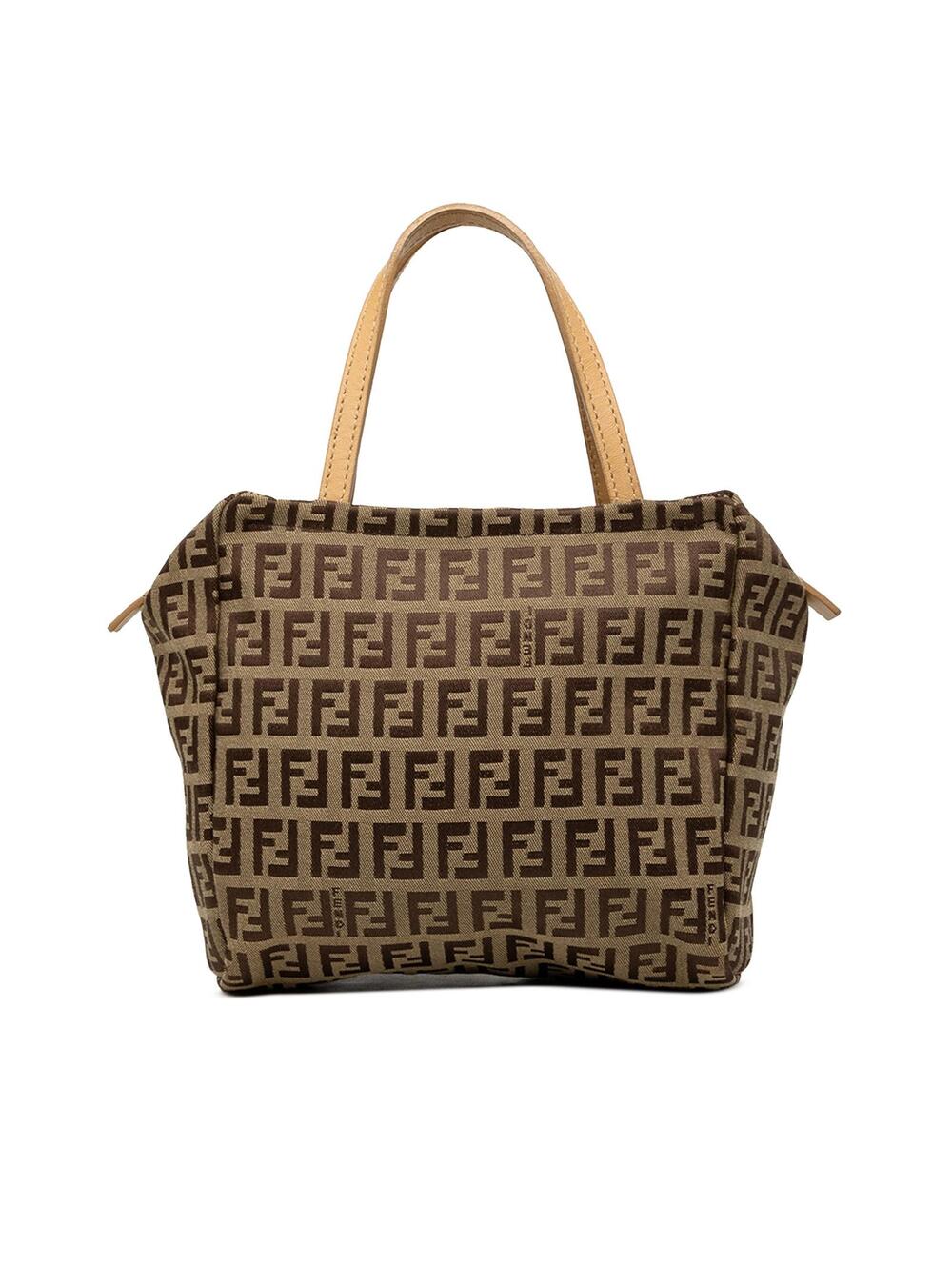 Fendi Mini Zucchino Canvas Handbag Pre- #361202F65B